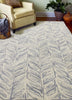 Bashian Rajapur R121-CAL929 Ivory/Grey Area Rug Room Scene Feature