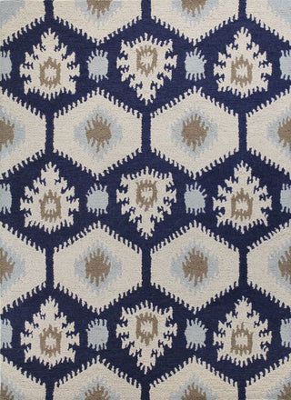 Bashian Rajapur R121-CAL912 Ivory/Navy Area Rug main image