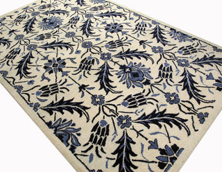 Bashian Rajput R122-RJ169 Ivory/Navy Area Rug Alternate Shot