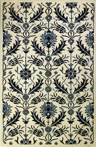 Bashian Rajput R122-RJ169 Ivory/Navy Area Rug main image