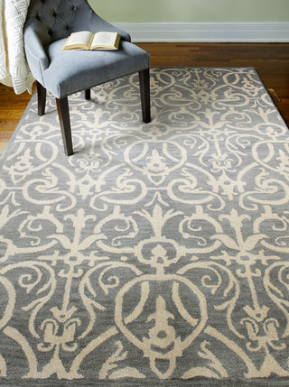 Bashian Rajput R122-RJ156 Light Blue Area Rug Room Scene Feature