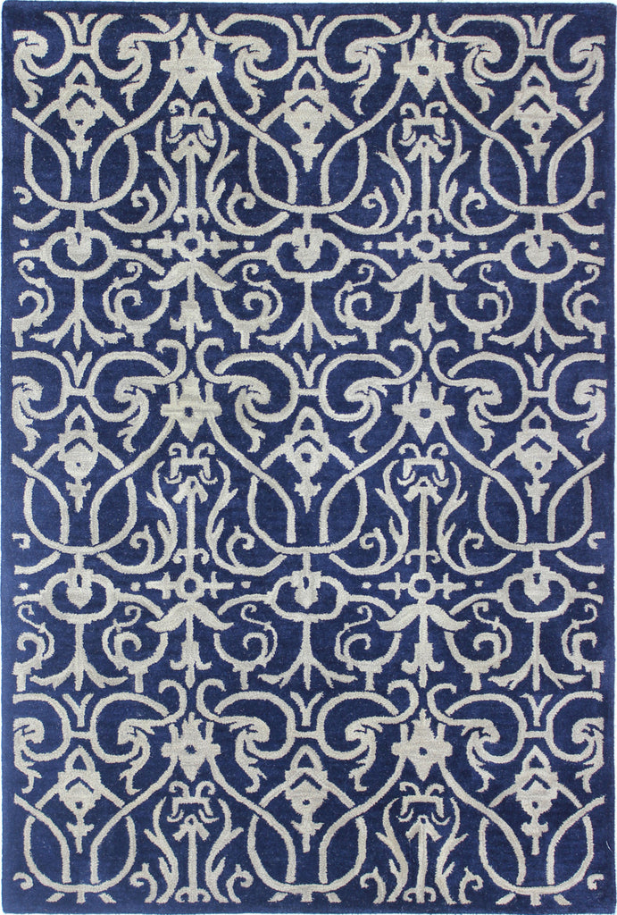 Bashian Rajput R122-RJ156 Navy Area Rug main image