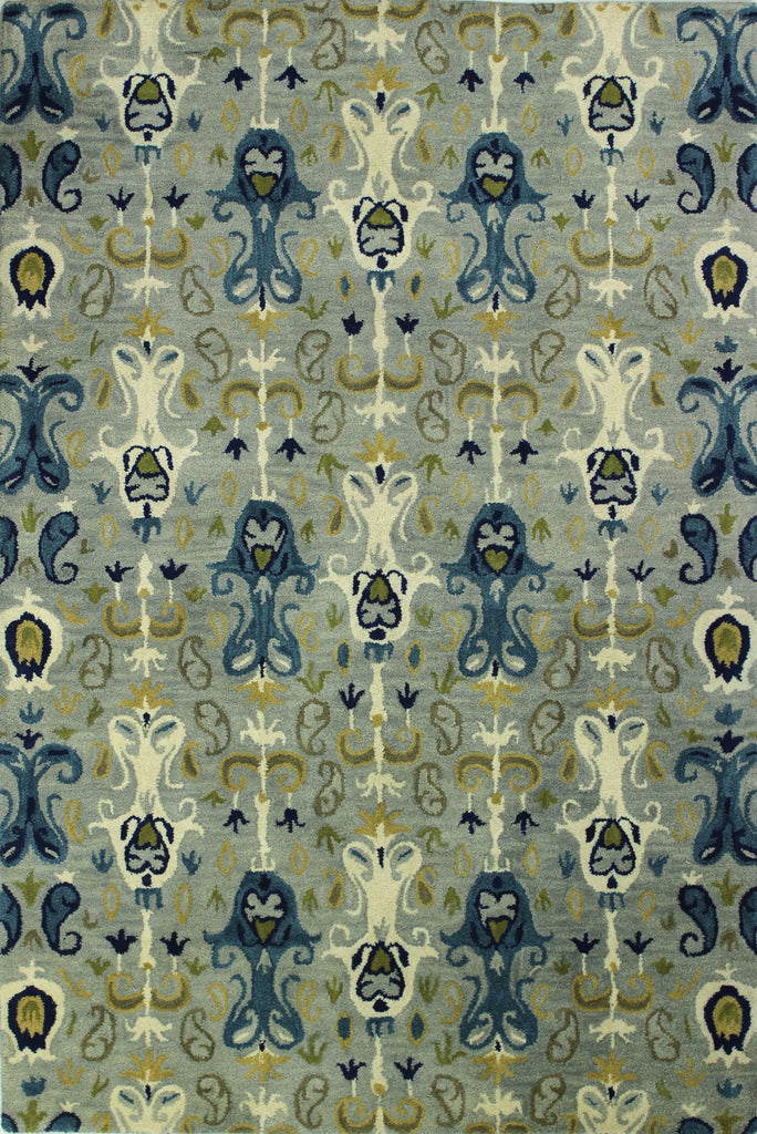 Bashian Rajput R122-RJ167 Slate Area Rug main image