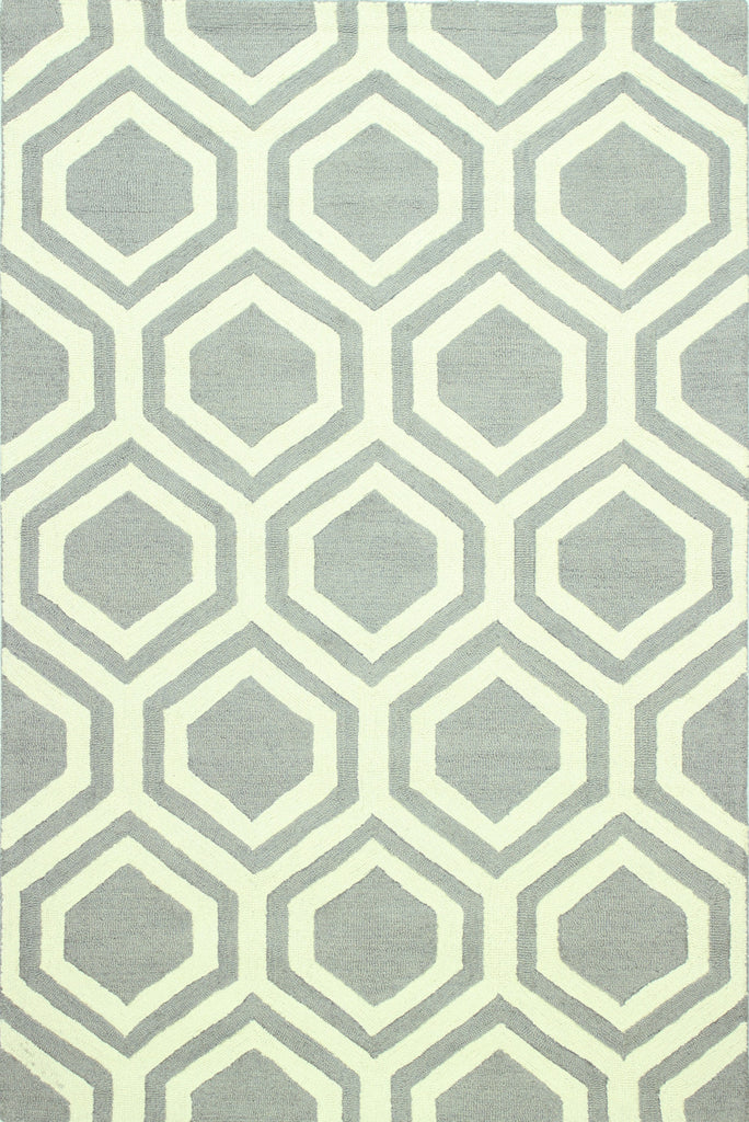 Bashian Rampuri R124-RMAL201 Grey Area Rug main image