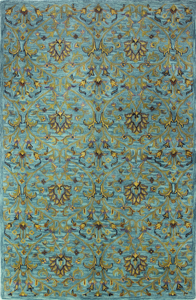 Bashian Wilshire R128-HG132 Aqua Area Rug