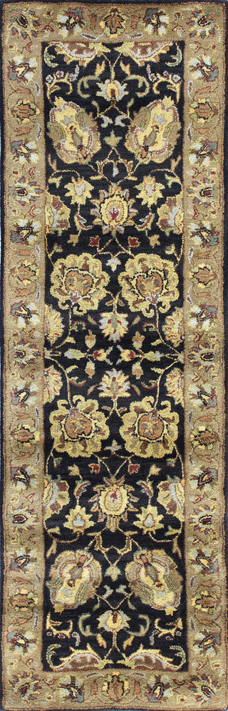 Bashian Wilshire R128-HG117 Black Area Rug Runner