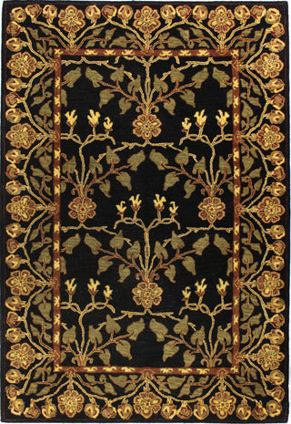 Bashian Wilshire R128-HG122 Black Area Rug