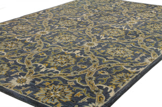 Bashian Wilshire R128-HG137 Aqua Area Rug Alternate Shot Feature