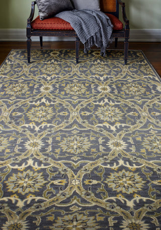 Bashian Wilshire R128-HG137 Aqua Area Rug Room Scene