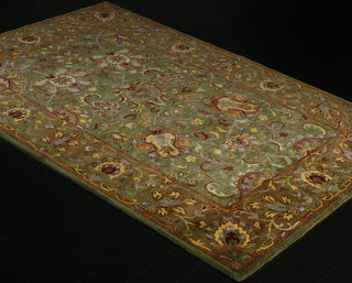 Bashian Wilshire R128-HG117 Light Green Area Rug Alternate Shot