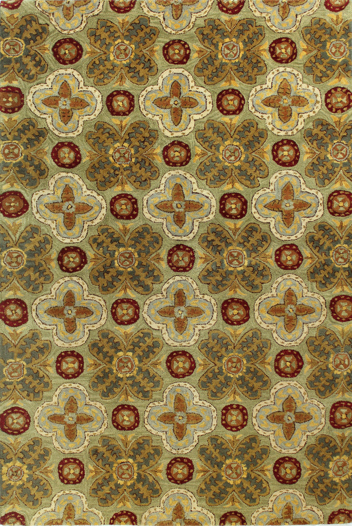 Bashian Wilshire R128-HG126 Light Green Area Rug main image