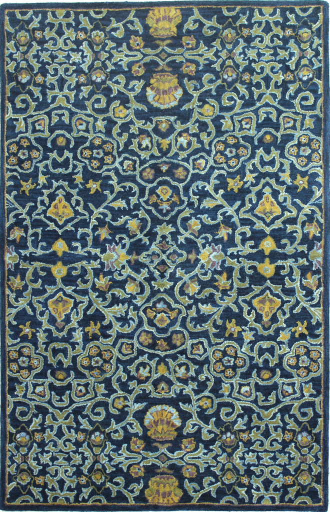 Bashian Wilshire R128-HG131 Navy Area Rug main image