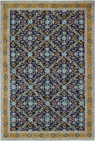 Bashian Wilshire R128-HG136 Navy Area Rug