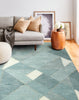 Bashian Greenwich R129-HG380 Aqua Area Rug
