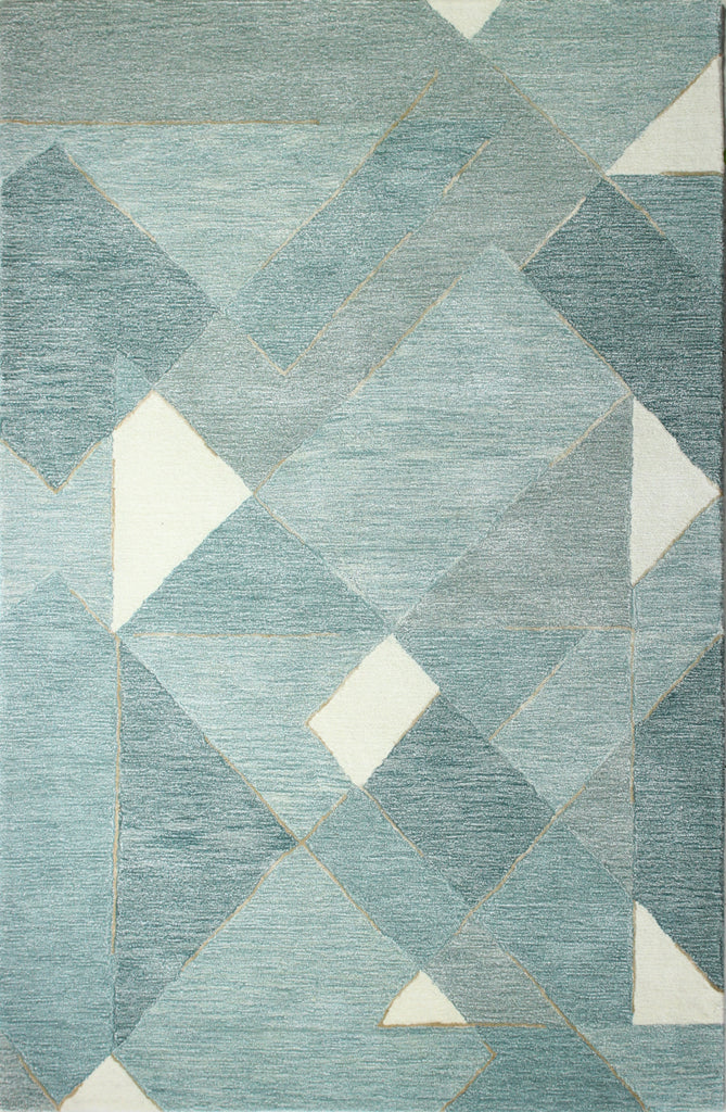 Bashian Greenwich R129-HG380 Aqua Area Rug