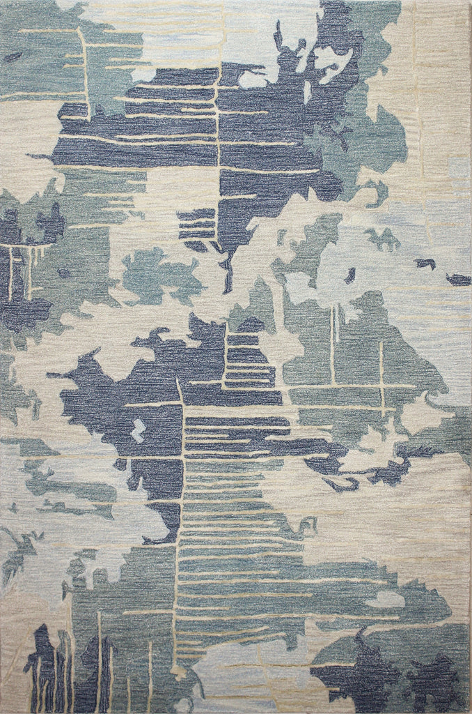 Bashian Greenwich R129-HG377 Blue Area Rug