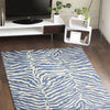Bashian Greenwich R129-HG241 Denim Area Rug Room Scene