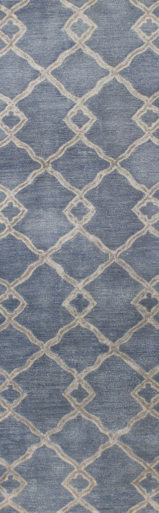 Bashian Greenwich R129-HG265 Denim Area Rug Runner