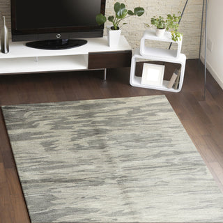 Bashian Greenwich R129-HG259 Grey Area Rug Room Scene Feature