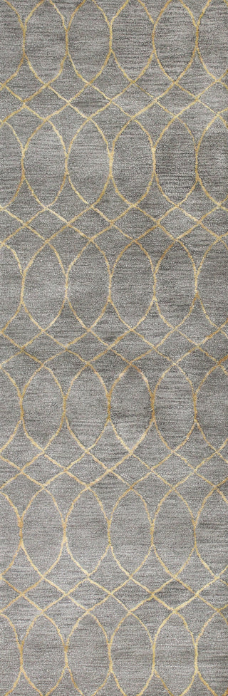 Bashian Greenwich R129-HG300 Grey Area Rug Runner