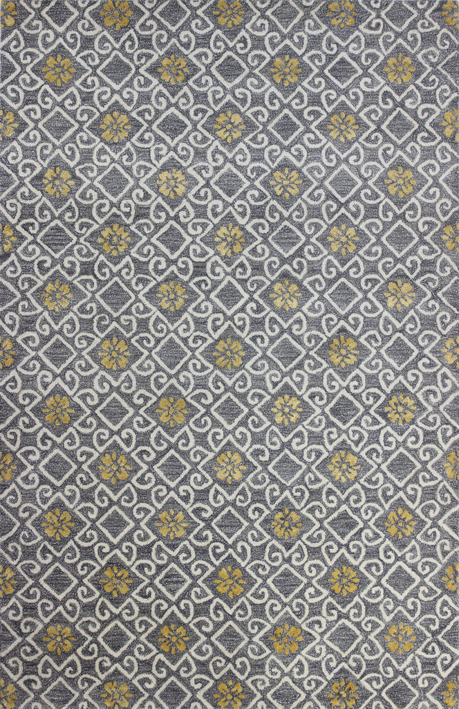 Bashian Greenwich R129-HG322 Grey Area Rug main image