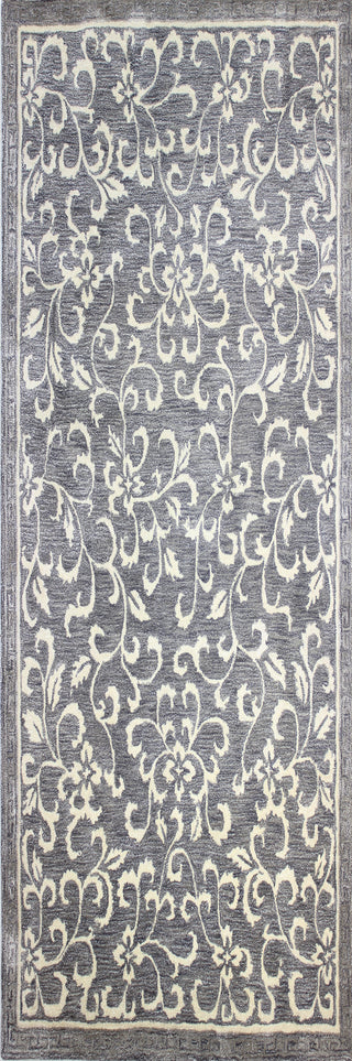 Bashian Greenwich R129-HG325 Grey Area Rug Runner