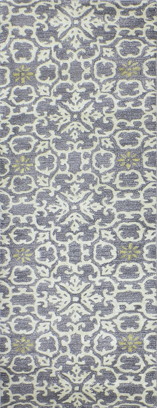 Bashian Greenwich R129-HG326 Grey Area Rug Runner