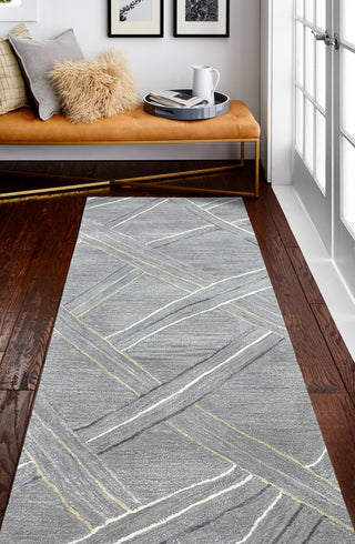 Bashian Greenwich R129-HG351 Grey Area Rug