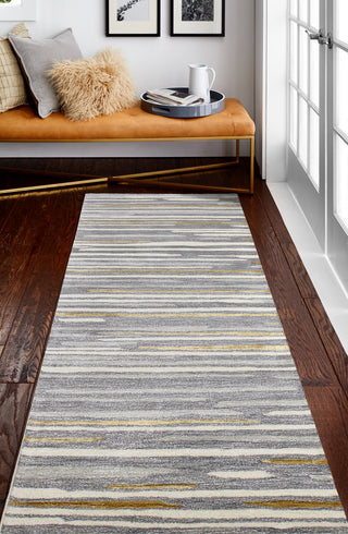 Bashian Greenwich R129-HG363 Area Rug Runner Room Scene Feature