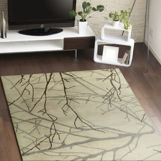 Bashian Greenwich R129-HG250 Ivory Area Rug Room Scene Feature