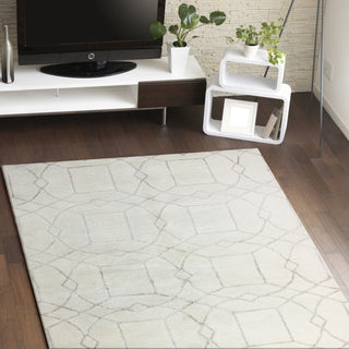 Bashian Greenwich R129-HG303 Ivory Area Rug Room Scene Feature