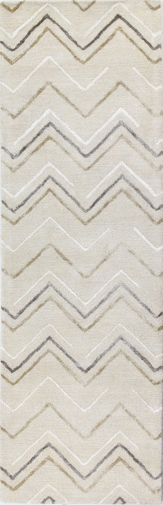 Bashian Greenwich R129-HG307 Ivory Area Rug Runner