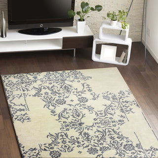 Bashian Greenwich R129-HG314 Ivory Area Rug Room Scene Feature