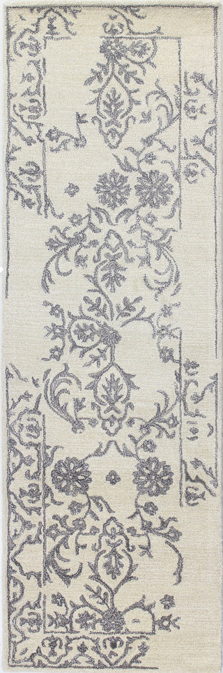 Bashian Greenwich R129-HG314 Ivory Area Rug Runner