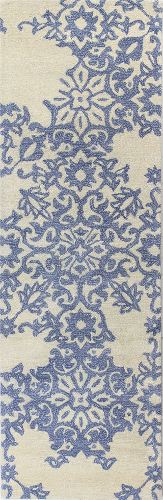 Bashian Greenwich R129-HG315 Ivory Area Rug Runner