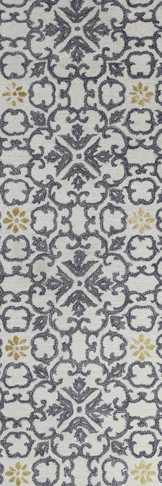 Bashian Greenwich R129-HG326 Ivory Area Rug Runner