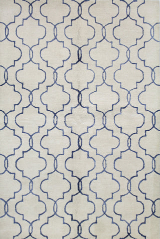 Bashian Greenwich R129-HG266 Ivory/Blue Area Rug main image