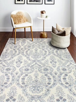 Bashian Greenwich R129-HG366 Ivory/Grey Area Rug