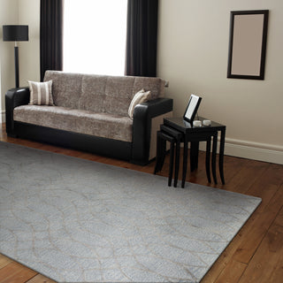 Bashian Greenwich R129-HG300 Light Blue Area Rug Room Scene Feature