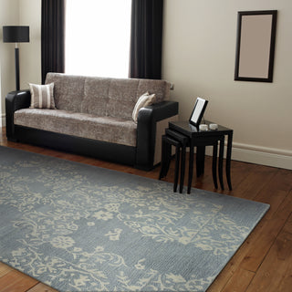 Bashian Greenwich R129-HG314 Light Blue Area Rug Room Scene Feature