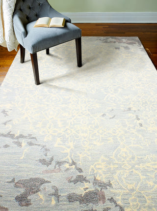 Bashian Greenwich R129-HG340 Light Blue Area Rug Room Scene Feature