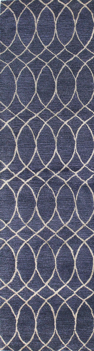 Bashian Greenwich R129-HG300 Navy Area Rug Runner