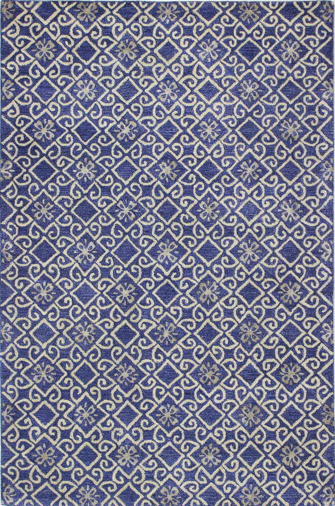 Bashian Greenwich R129-HG322 Navy Area Rug main image
