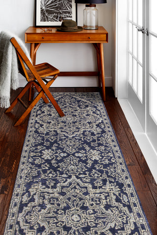 Bashian Greenwich R129-HG350 Area Rug Runner Room Scene Feature