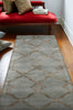 Bashian Greenwich R129-HG265 Slate Area Rug Runner Room Scene
