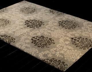 Bashian Greenwich R129-HG264 Taupe Area Rug Alternate Shot Feature