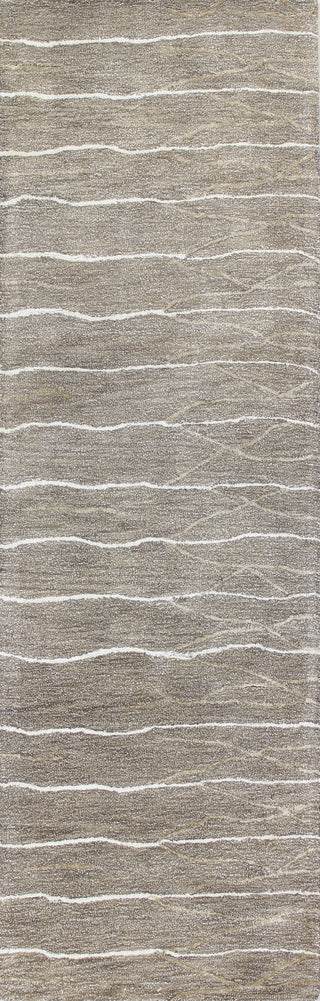 Bashian Greenwich R129-HG310 Taupe Area Rug Runner