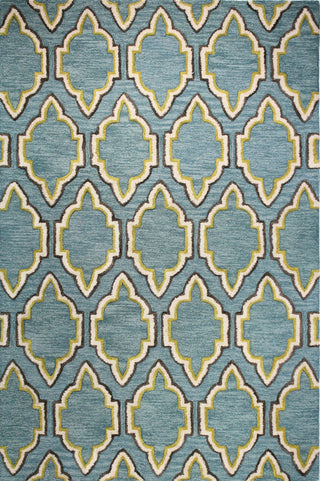 Bashian Verona R130-LC134 Aqua Area Rug