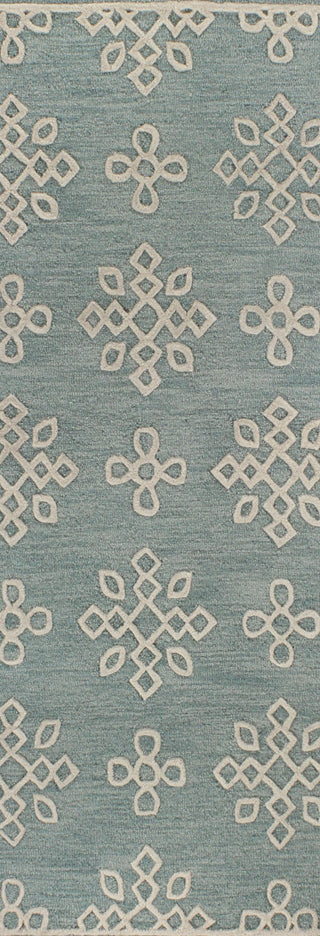 Bashian Verona R130-LC154 Aqua Area Rug Runner