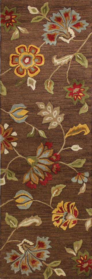 Bashian Verona R130-LC124 Chocolate Area Rug Runner